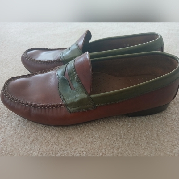 Vintage G.H. Bass & Co. Men\'s Weejuns Brown Leather Penny Loafers - Size 10D FL main image 4